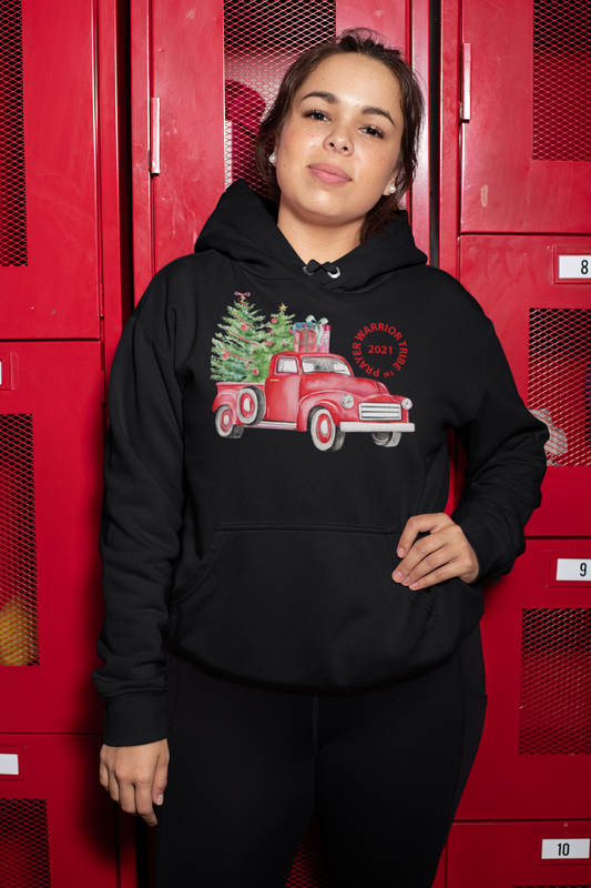 Women Upsize Hoodie Nostalgic Truck Holiday Exclusive 2021