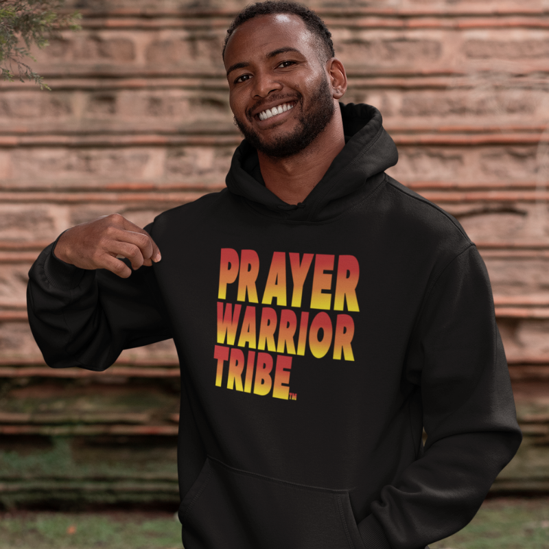 Men Hoodie Prayer Warrior Tribe Classic