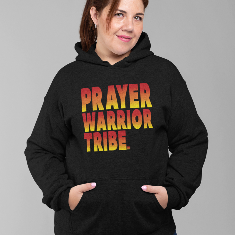 Women Upsize Hoodie Classic Prayer Warrior Tribe (tm)