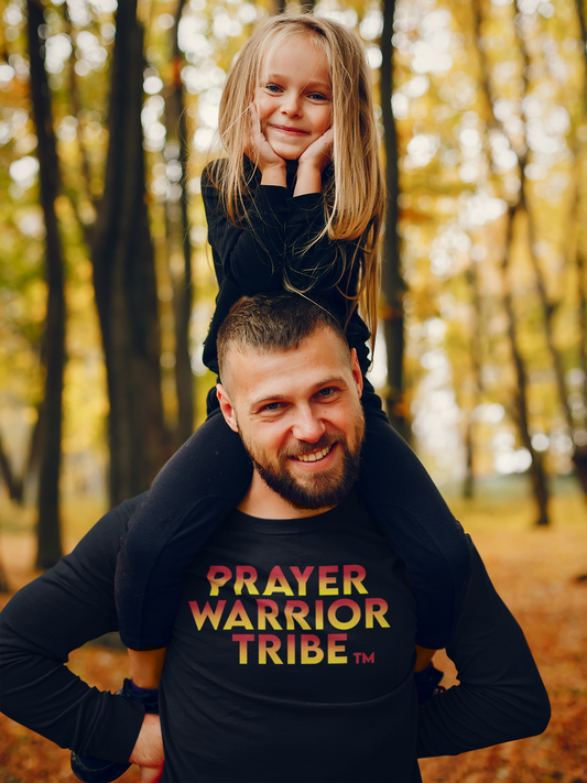 Men Long Sleeve Tshirt Prayer Warrior Tribe Classic