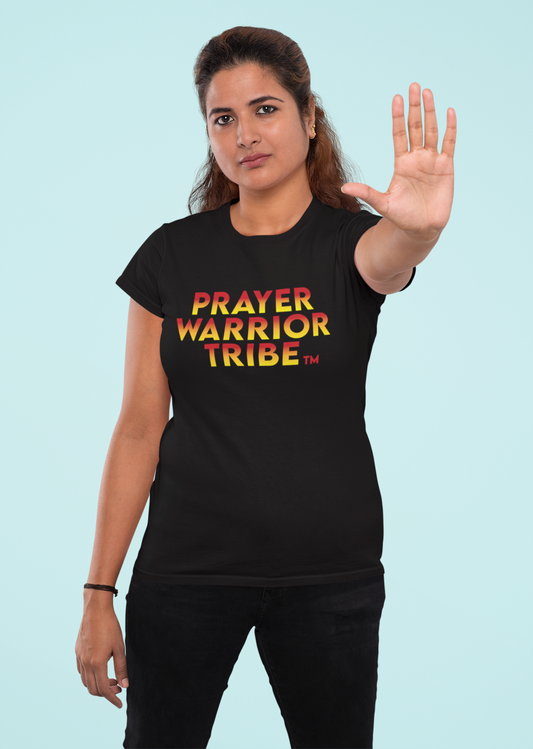 Women Upsize Short Sleeve Tshirt Classic Prayer Warrior Tribe